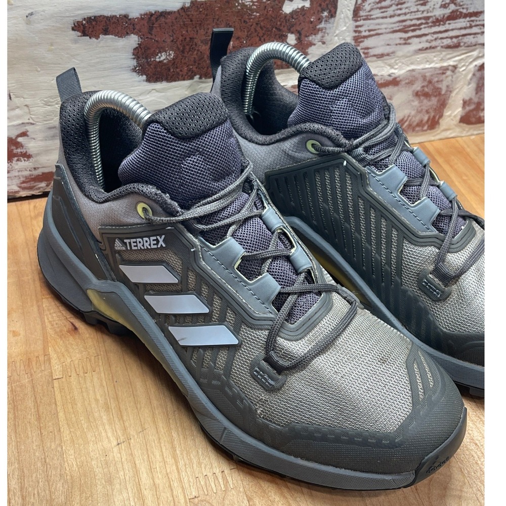 Adidas Terrex Swift R3 Hiking Shoes Grey Black FX7340 Mens 6.5‎ Womens 7.5